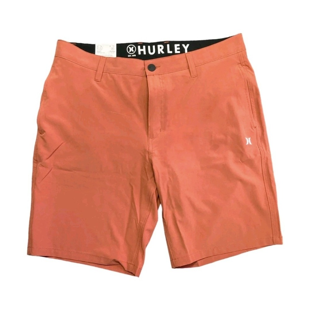 Hurley Trek Hybrid Shorts Mens 30 Clay Orange Water Repellent 4-Way Stretch NWT
